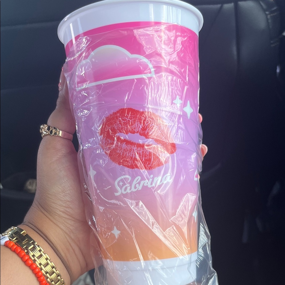 Sabina Pink and Orange Party Cup